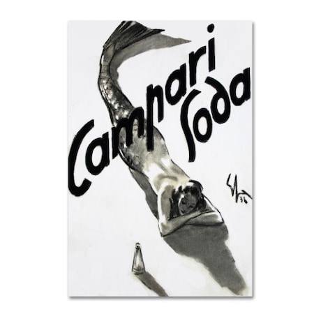 Trademark Fine Art Vintage Apple Collection 'Mermaid Campari 1936' Canvas Art, 22x32 ALI18284-C2232GG